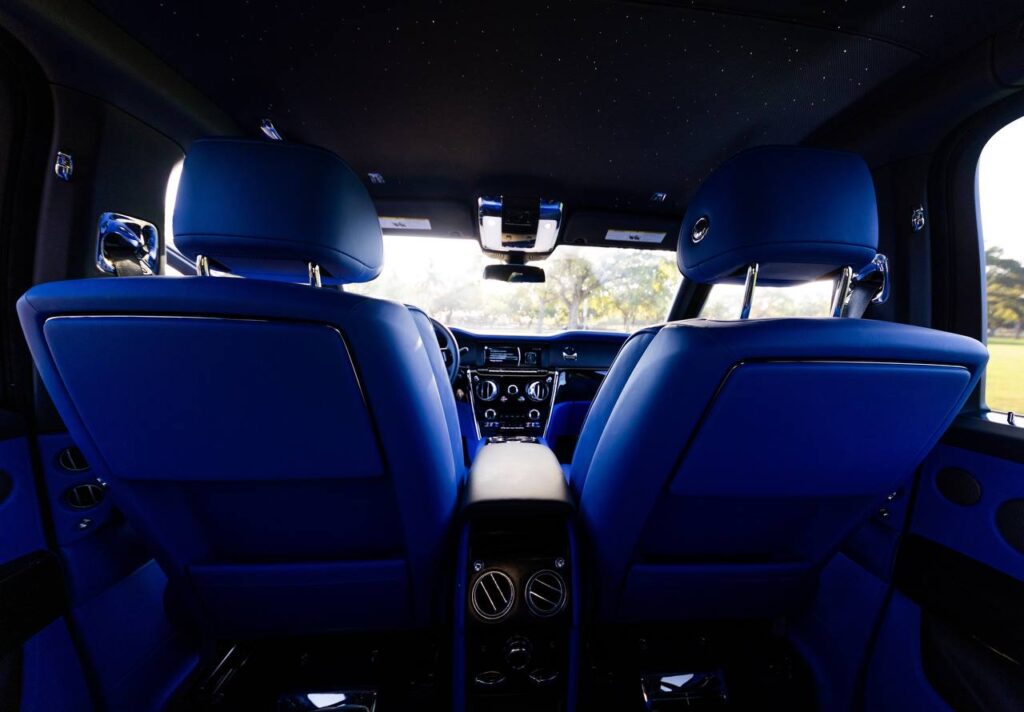 Interior -Rolls Royce back to front